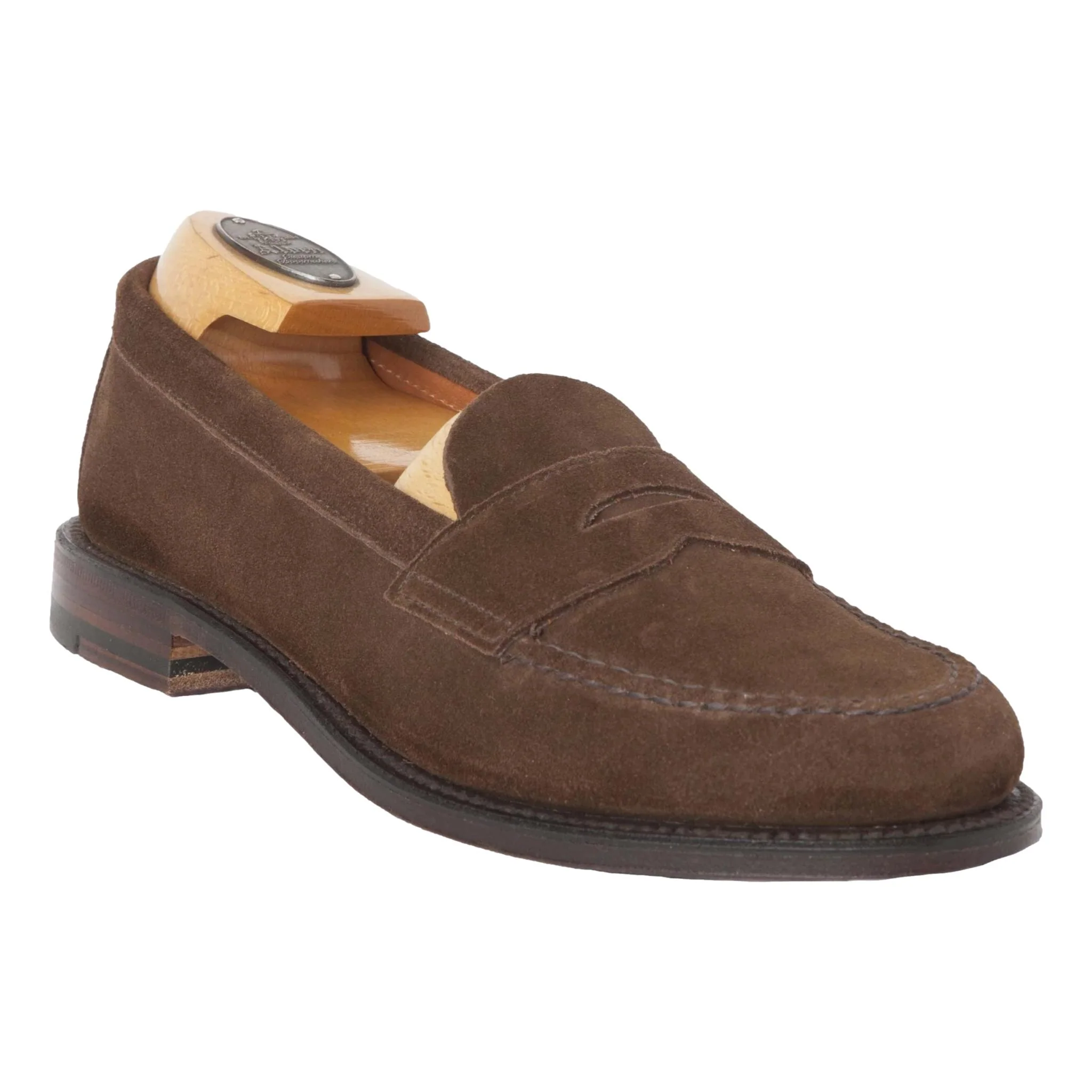 Alden 6245F Unlined Leisure Hand Sewn Dark Brown Suede