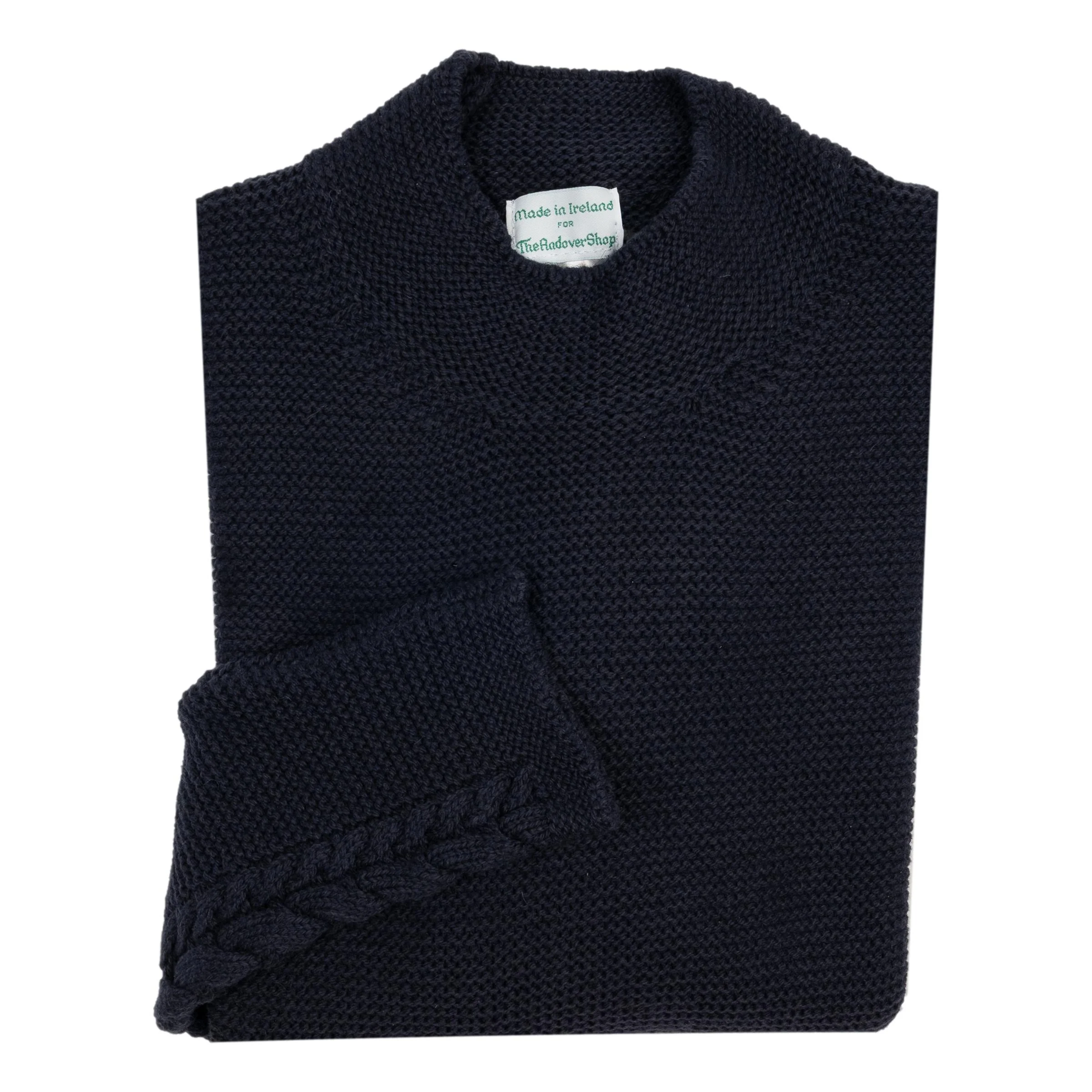 Ladies Knitted Cable Funnel Neck Sweater - Image 2