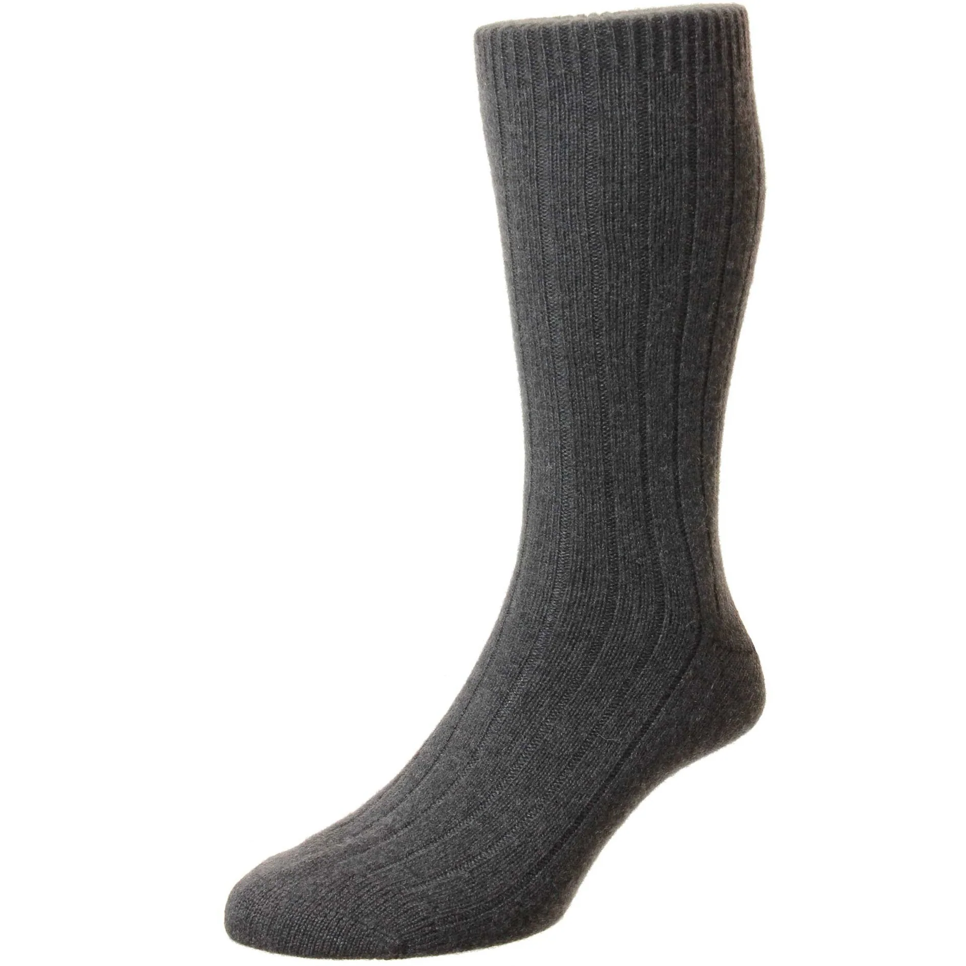 Waddington 5x1 Rib Cashmere Dress Socks - Image 9